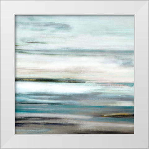 View At Dusk II White Modern Wood Framed Art Print by Shapiro, Judith