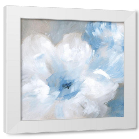 Dreamy Dance White Modern Wood Framed Art Print by Nan