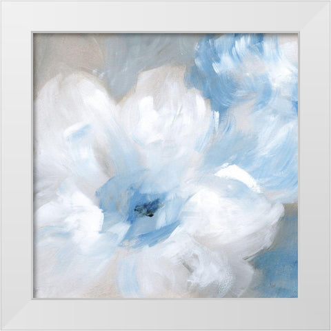 Dreamy Dance White Modern Wood Framed Art Print by Nan