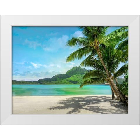 Getting There White Modern Wood Framed Art Print by Calascibetta, Mike