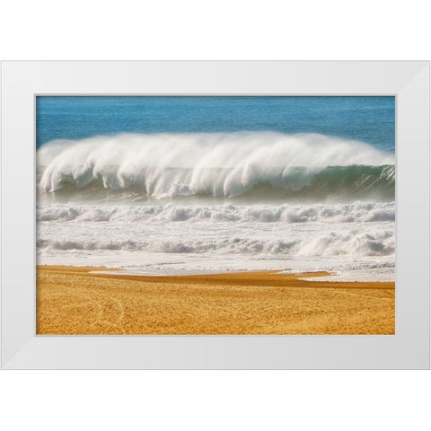 The Challenge White Modern Wood Framed Art Print by Van de Goor, Lars