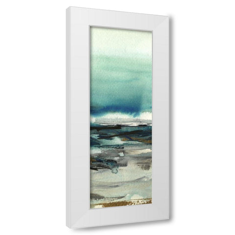 View From Slausson Mountain I White Modern Wood Framed Art Print by Jill, Susan
