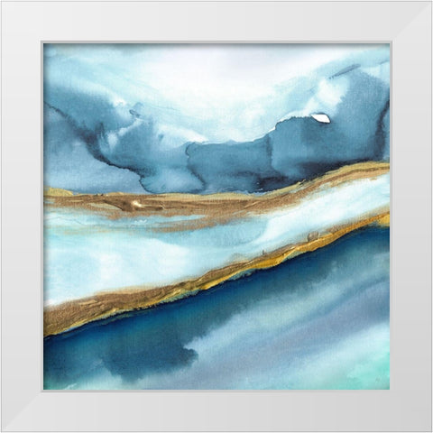 Weather Approaching White Modern Wood Framed Art Print by Jill, Susan