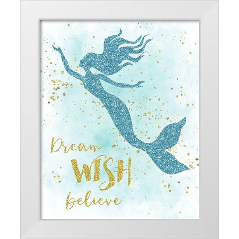 Dream Wish White Modern Wood Framed Art Print by Carpentieri, Natalie