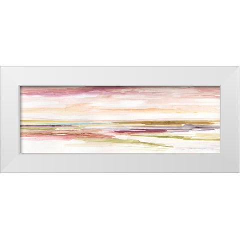 Spectrum Sunset I White Modern Wood Framed Art Print by Nan