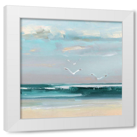 Summer Soar White Modern Wood Framed Art Print by Swatland, Sally