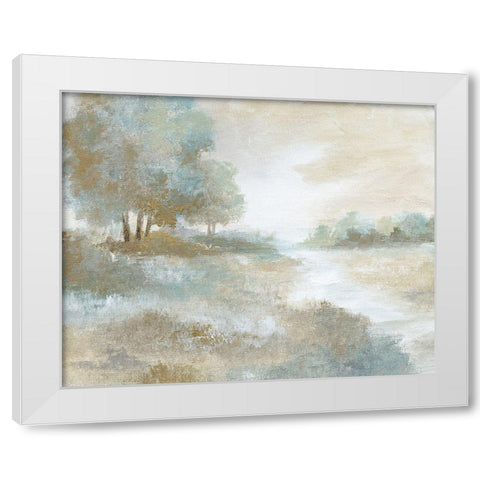 Ethereal Magic White Modern Wood Framed Art Print by Nan