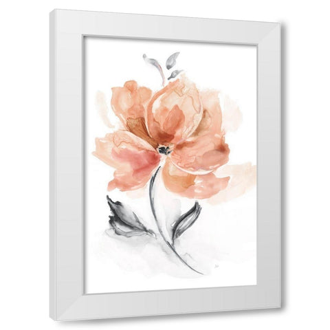 Soft Sensation I White Modern Wood Framed Art Print by Nan