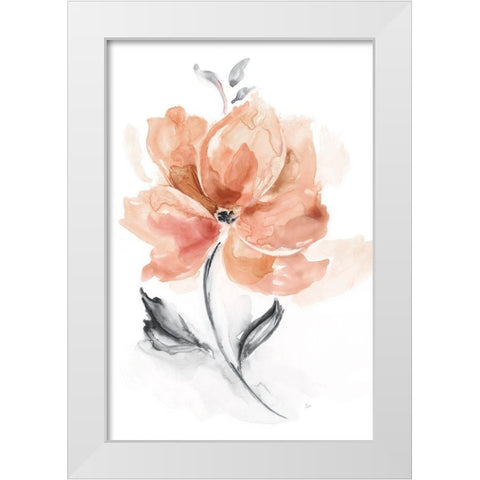 Soft Sensation I White Modern Wood Framed Art Print by Nan