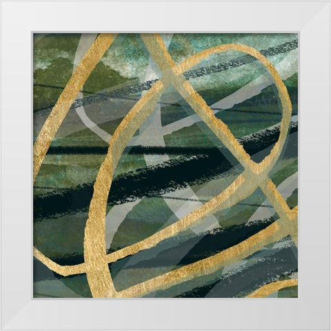 Balla in Grigio I White Modern Wood Framed Art Print by Jill, Susan