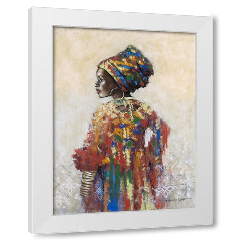 Celebration of Beauty II White Modern Wood Framed Art Print by Orme, E. Anthony