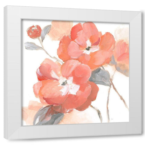 Coral Fantasy II White Modern Wood Framed Art Print by Nan