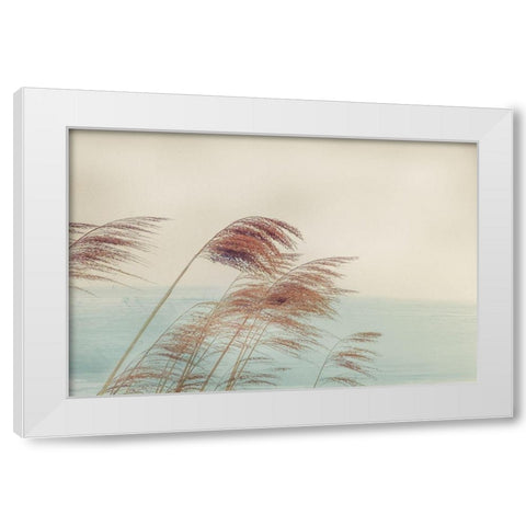 Windy I White Modern Wood Framed Art Print by Weisz, Irene