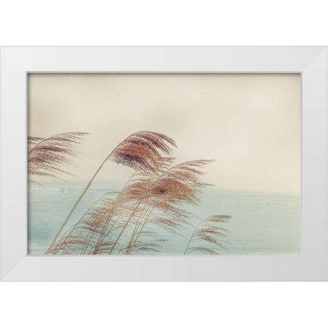 Windy I White Modern Wood Framed Art Print by Weisz, Irene