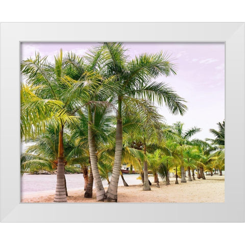 Summer Day White Modern Wood Framed Art Print by Carpentieri, Natalie