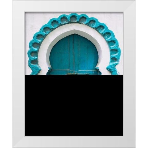 Door in the Kasbah White Modern Wood Framed Art Print by Delimont, Danita