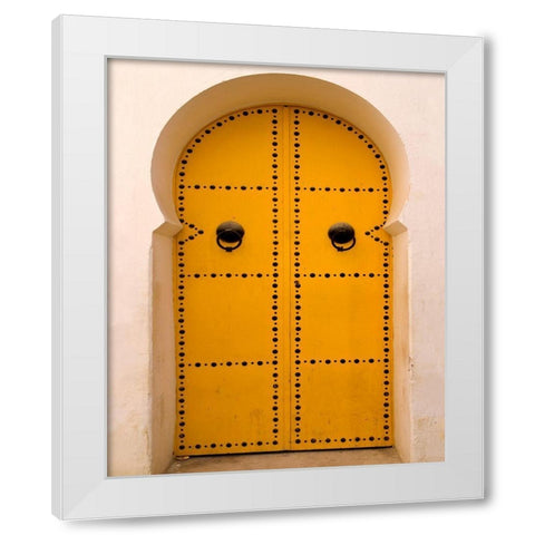 Medina in Tunis White Modern Wood Framed Art Print by Delimont, Danita