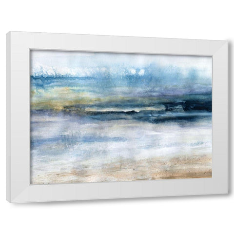 Wind and Water White Modern Wood Framed Art Print by Robinson, Carol
