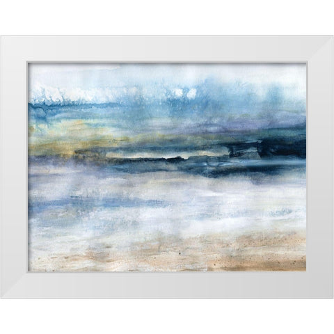 Wind and Water White Modern Wood Framed Art Print by Robinson, Carol