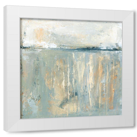 Brighter Days White Modern Wood Framed Art Print by Robinson, Carol