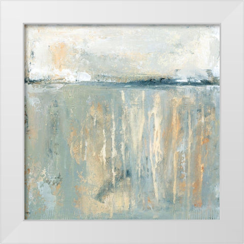 Brighter Days White Modern Wood Framed Art Print by Robinson, Carol