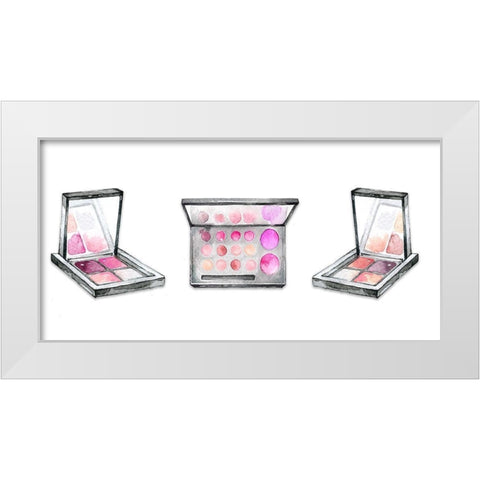 Right Palette II White Modern Wood Framed Art Print by Jill, Susan