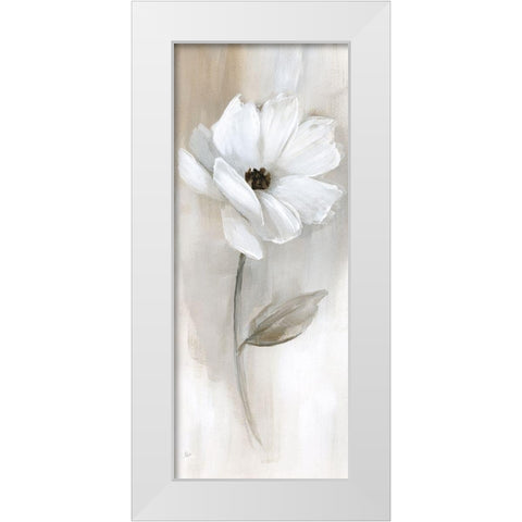 Sheer Elegance I White Modern Wood Framed Art Print by Nan