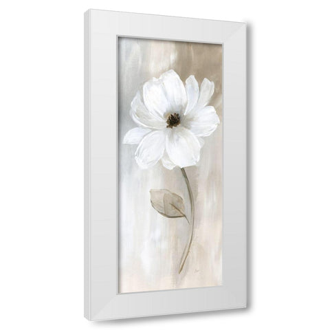 Sheer Elegance II White Modern Wood Framed Art Print by Nan