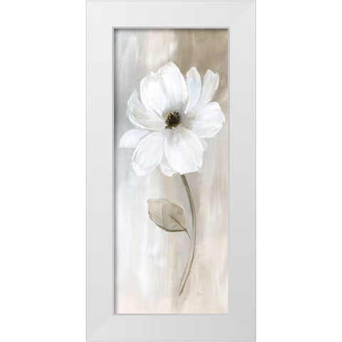 Sheer Elegance II White Modern Wood Framed Art Print by Nan