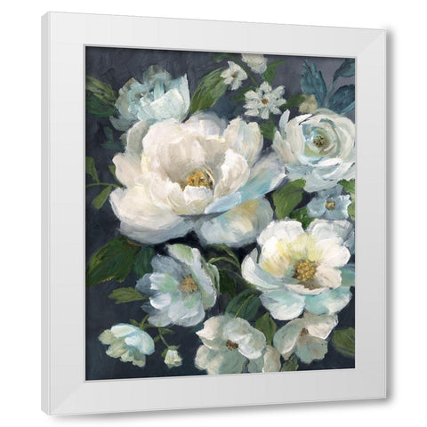 Nocturnal Radiance II White Modern Wood Framed Art Print by Nan