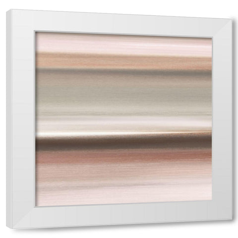 Guilded Sands I White Modern Wood Framed Art Print by Jill, Susan