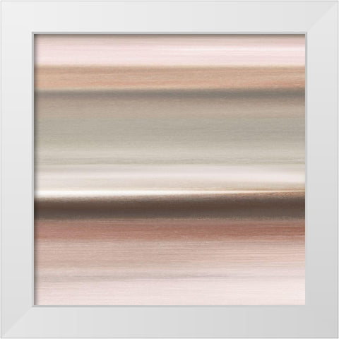 Guilded Sands I White Modern Wood Framed Art Print by Jill, Susan
