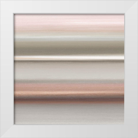 Guilded Sands II White Modern Wood Framed Art Print by Jill, Susan