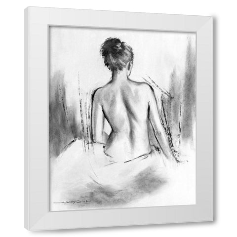 Soft Silhouette VI White Modern Wood Framed Art Print by Orme, E. Anthony