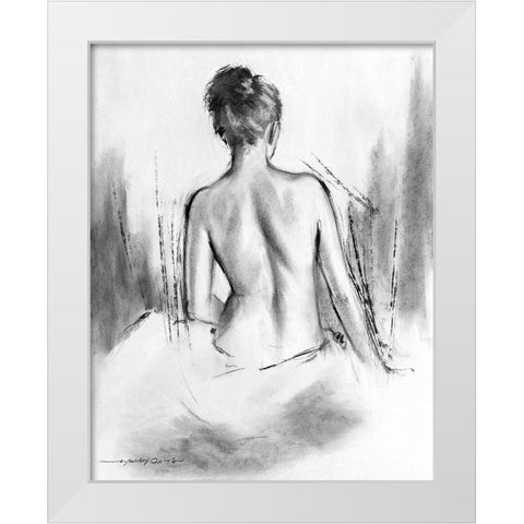 Soft Silhouette VI White Modern Wood Framed Art Print by Orme, E. Anthony