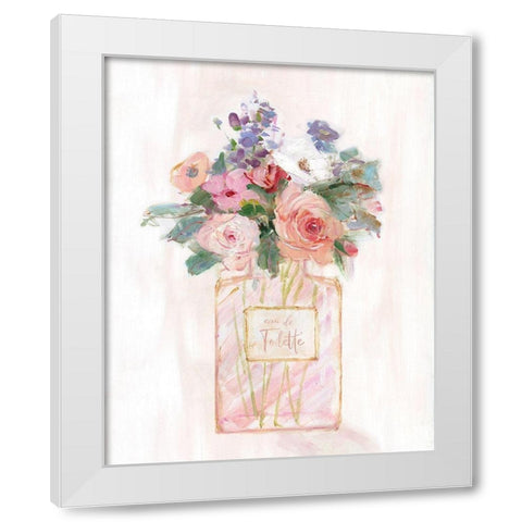 Perfume Bouquet II White Modern Wood Framed Art Print by Swatland, Sally