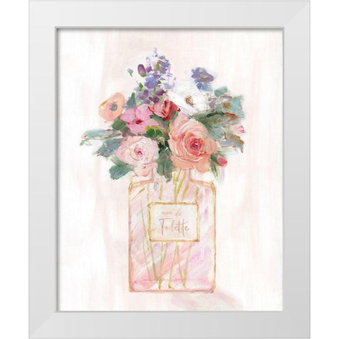 Perfume Bouquet II White Modern Wood Framed Art Print by Swatland, Sally