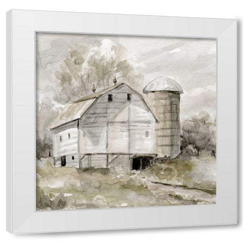 Neutral Silo White Modern Wood Framed Art Print by Robinson, Carol