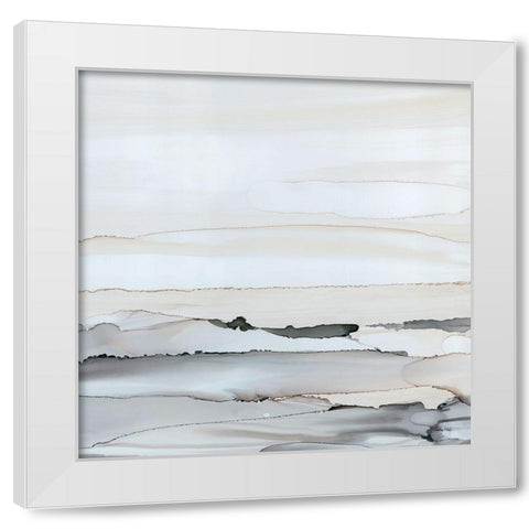 Sunkissed Horizons I White Modern Wood Framed Art Print by Robinson, Carol