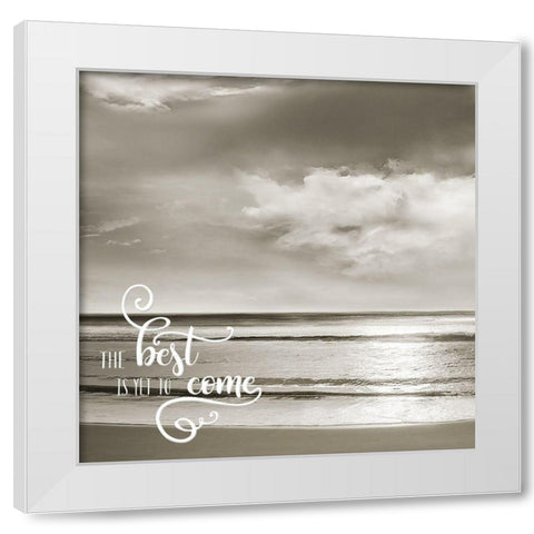 Shimmering Day I White Modern Wood Framed Art Print by Calascibetta, Mike