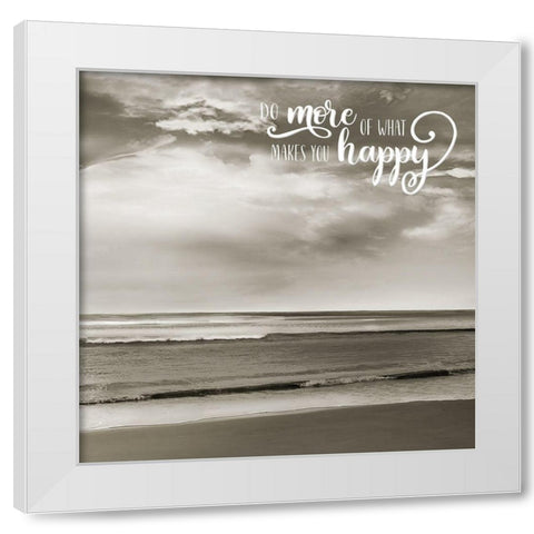 Shimmering Day II White Modern Wood Framed Art Print by Calascibetta, Mike