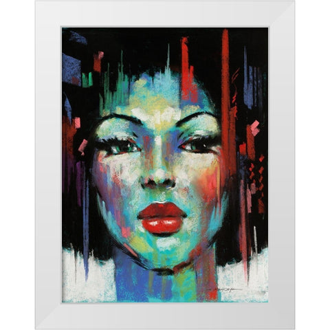 Pop Pastel I White Modern Wood Framed Art Print by Orme, E. Anthony