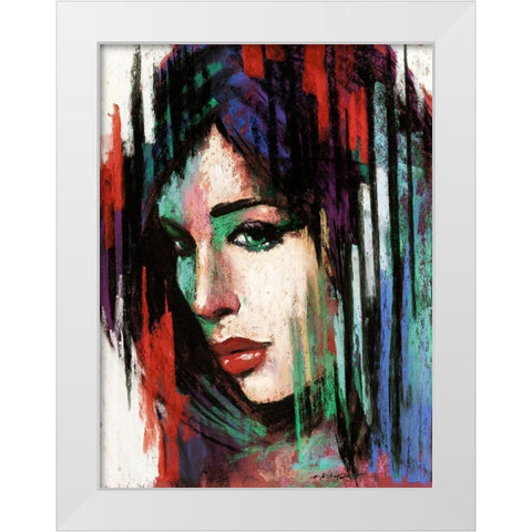 Pop Pastel II White Modern Wood Framed Art Print by Orme, E. Anthony