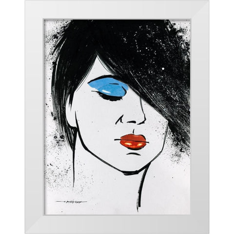 Sketch Pop I White Modern Wood Framed Art Print by Orme, E. Anthony