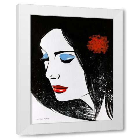 Sketchy Pop III White Modern Wood Framed Art Print by Orme, E. Anthony