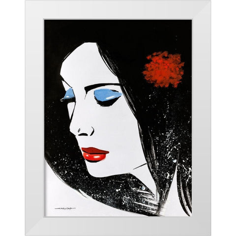 Sketchy Pop III White Modern Wood Framed Art Print by Orme, E. Anthony