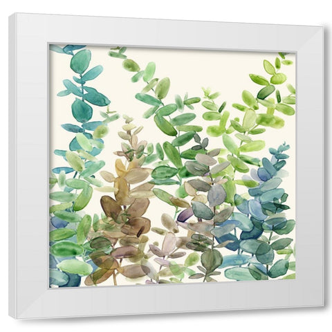 Eucalyptus Grove White Modern Wood Framed Art Print by Robinson, Carol