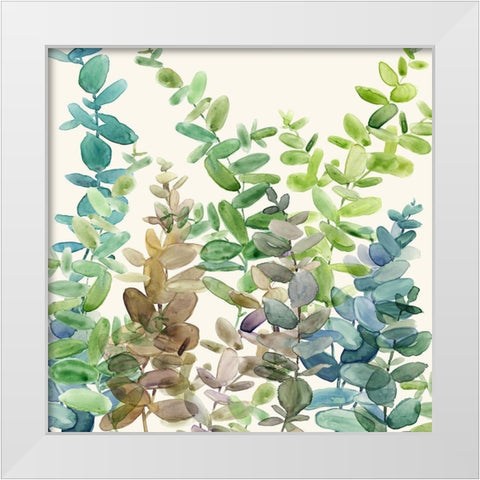 Eucalyptus Grove White Modern Wood Framed Art Print by Robinson, Carol