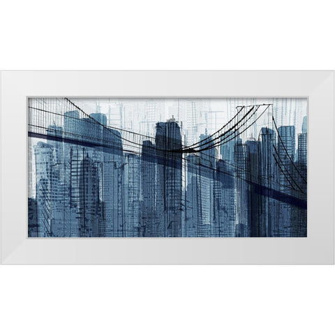 The Other Side White Modern Wood Framed Art Print by Jill, Susan
