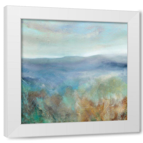 Milk River Ridge White Modern Wood Framed Art Print by Robinson, Carol